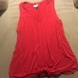 Red tie Tank